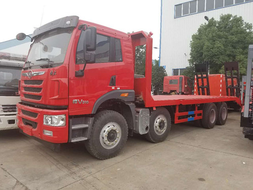 解放30噸挖機拖板車